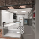rendering 3d ristorante